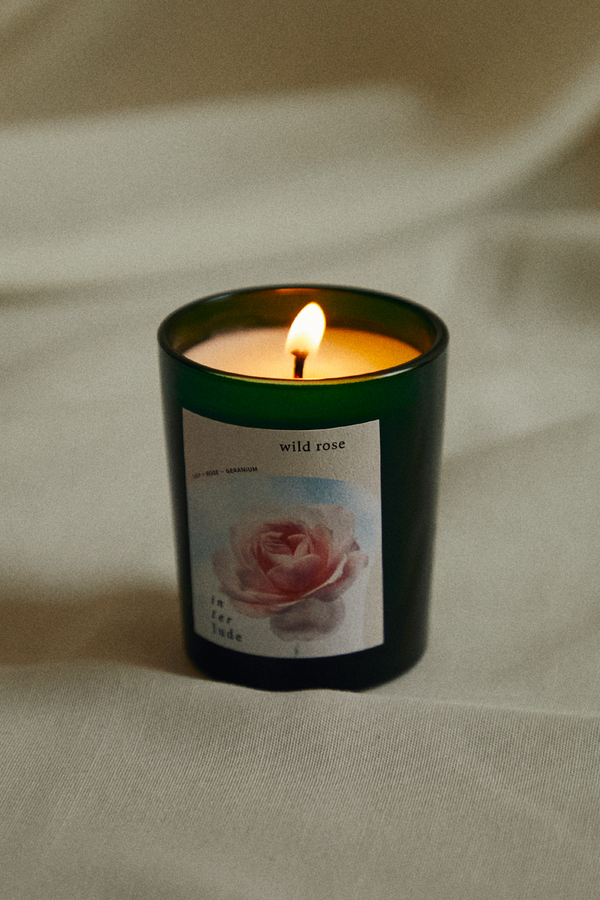 Wild Rose Mini Scented Candle