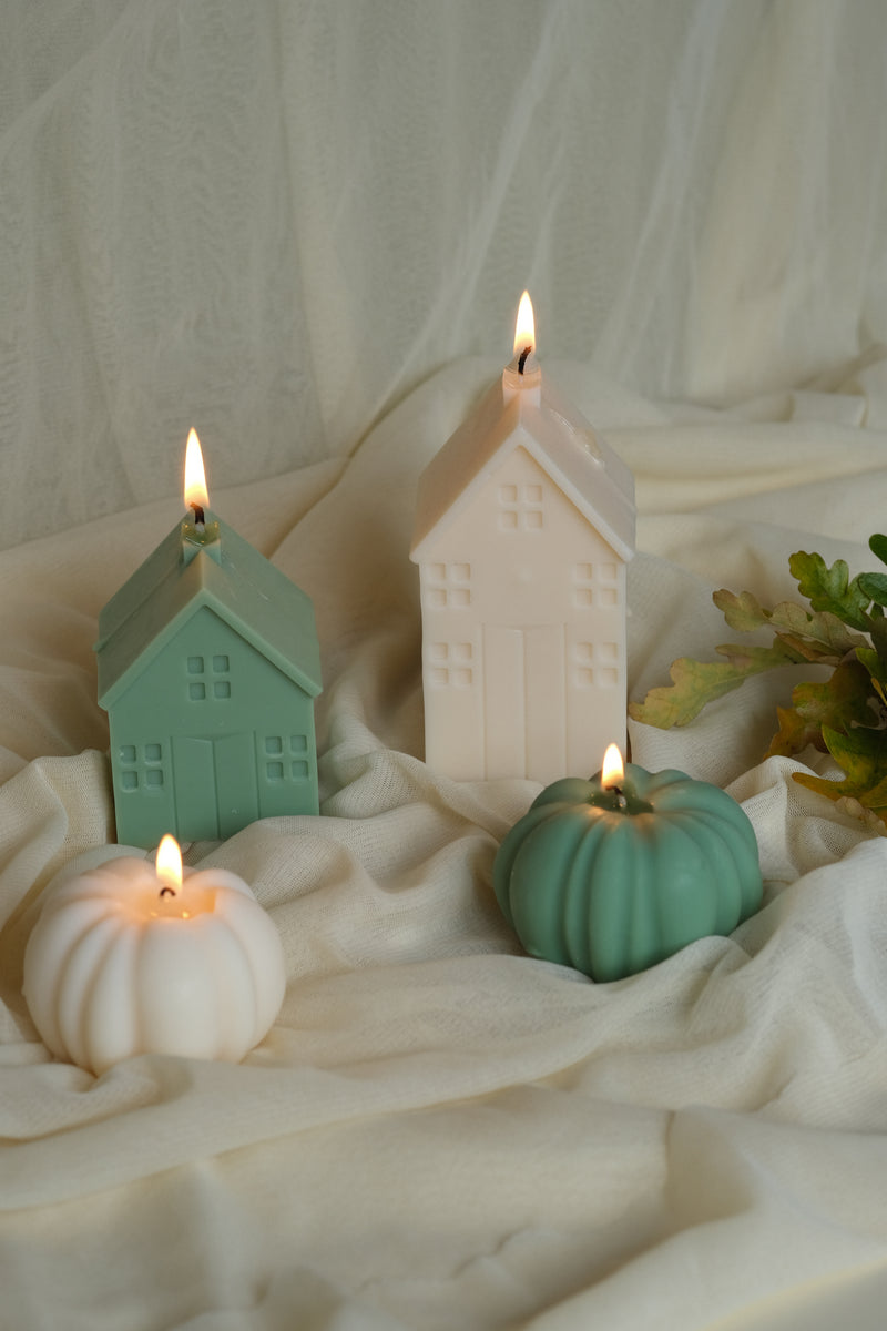 Gingerbread House Candles - Trio