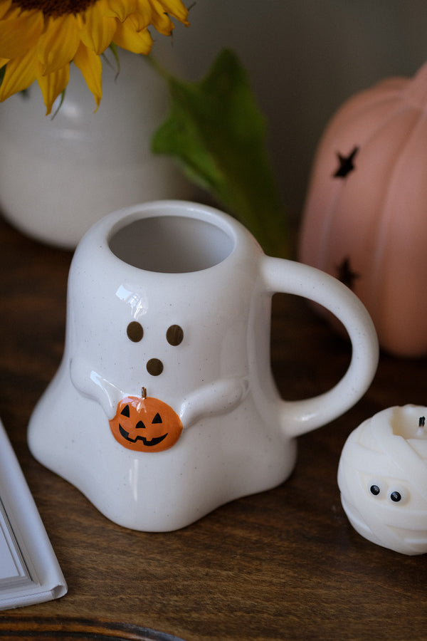 Ghost Shaped Halloween Mug