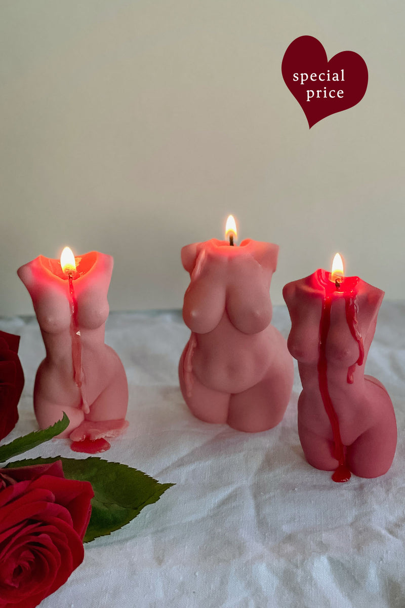 Trio of Body Candles