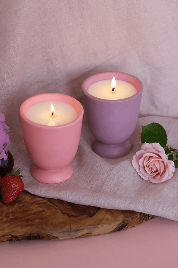 Strawberry & Rhubarb Scented Candle