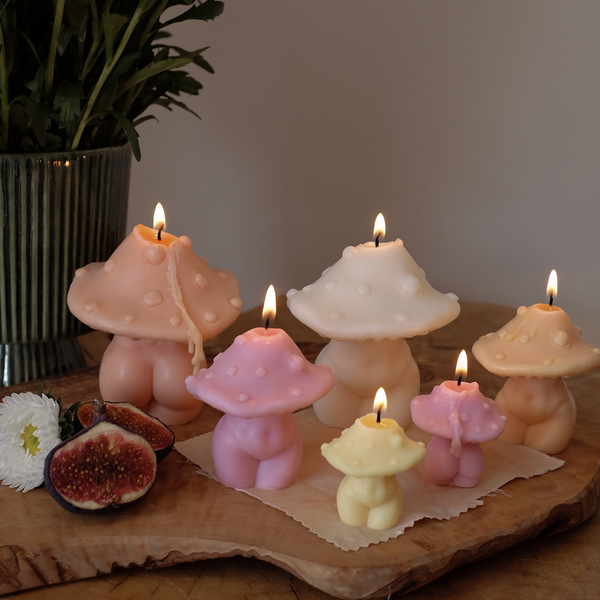 Mushroom Forest Candle – AnchevaDesigns