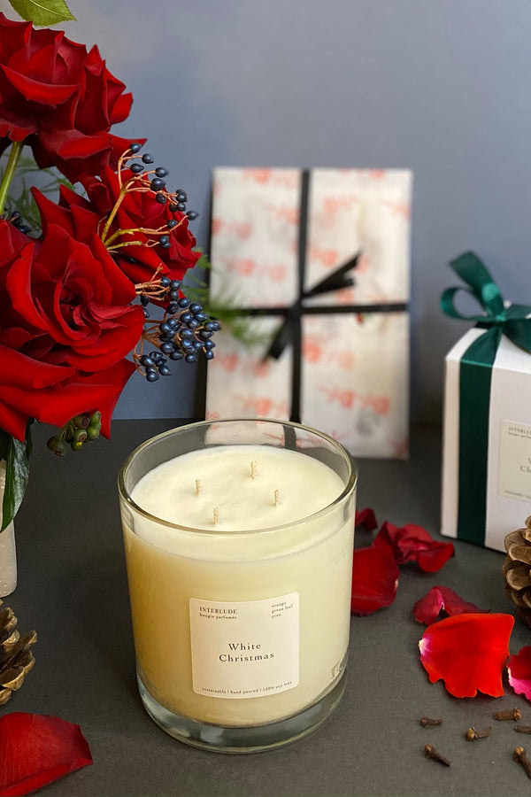 White Christmas Scented Candle - Extra Large