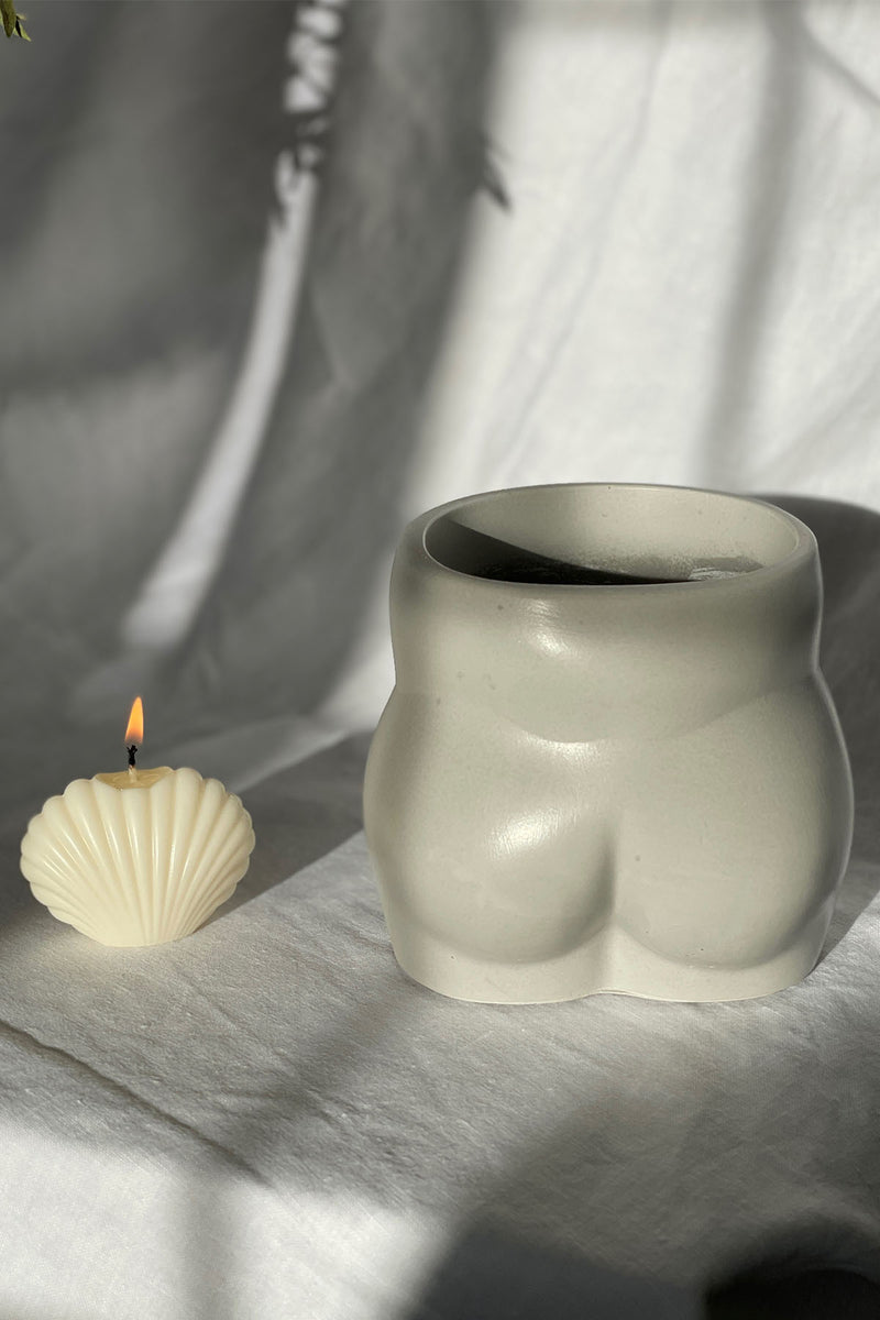 Handcrafted Bum Shaped Vase
