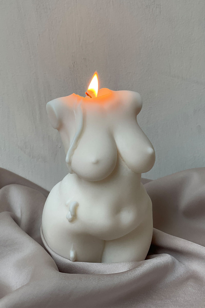 Large Curvy Body Candle